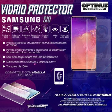Combo Vidrio Templado UV de Pantalla + Vidrio Cerámico de Cámara para Samsung S10 OPTIMUS TECHNOLOGY™ - 7