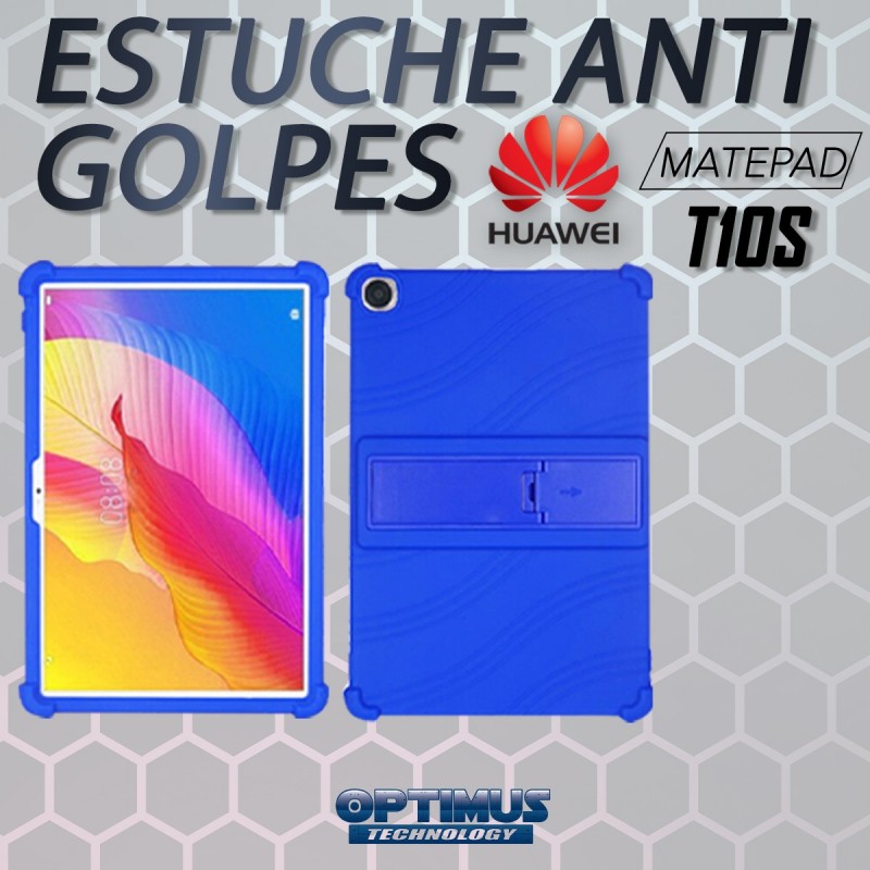 Estuche Case protector de goma Tablet Huawei matepad T10S Anti golpes con soporte | OPTIMUS TECHNOLOGY™ | EST-GM-HW-T10S |
