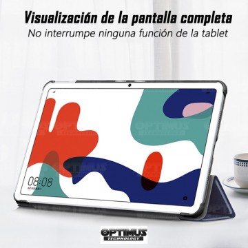Kit Vidrio Cristal Templado Y Estuche Case Protector para Tablet Huawei matepad 10.4 OPTIMUS TECHNOLOGY™ - 23