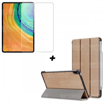 Kit Vidrio Cristal Templado Y Estuche Case Protector para Tablet Huawei Matepad Pro 10.8 OPTIMUS TECHNOLOGY™ - 4