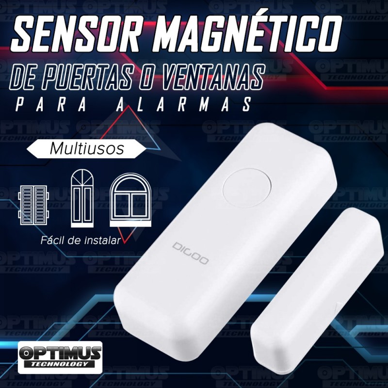 Seguridad - Sensor Detector Magnético para puertas o ventanas Digoo GSM para Alarmas de 433 MHz OPTIMUS TECHNOLOGY™ - 3