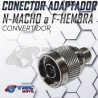 Conector Convertidor N Macho a F Hembra (N Male a F Female) para Amplificador de señal / Ubiquiti / MIMOSA TMC MOVIL - 4