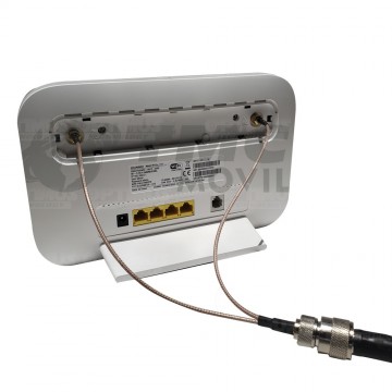 Conector Pigtail MIMO x2 SMA MACHO para modem Internet 4G LTE / Equipos de Telemetría ( Huawei B310 - B612 - B315) TMC MOVIL - 1