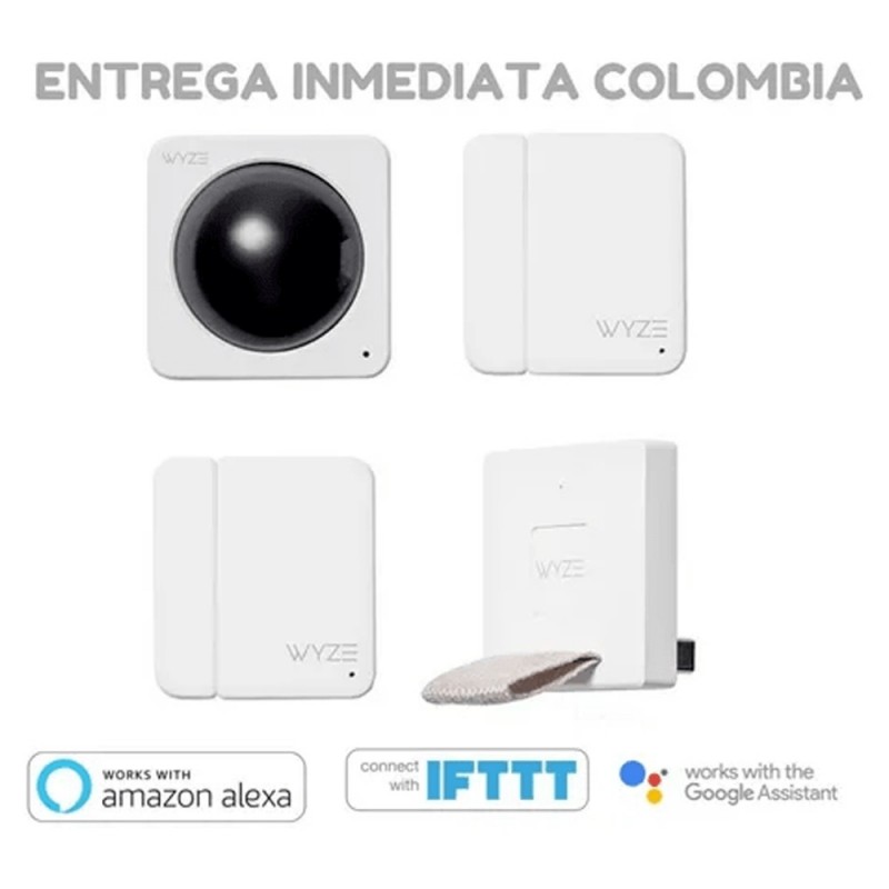 Kit De Sensores Wyze Sense Movimiento / Puerta Ventana / Puente Compatibles con Google Assistant Amazon Alexa WYZE COLOMBIA - 1
