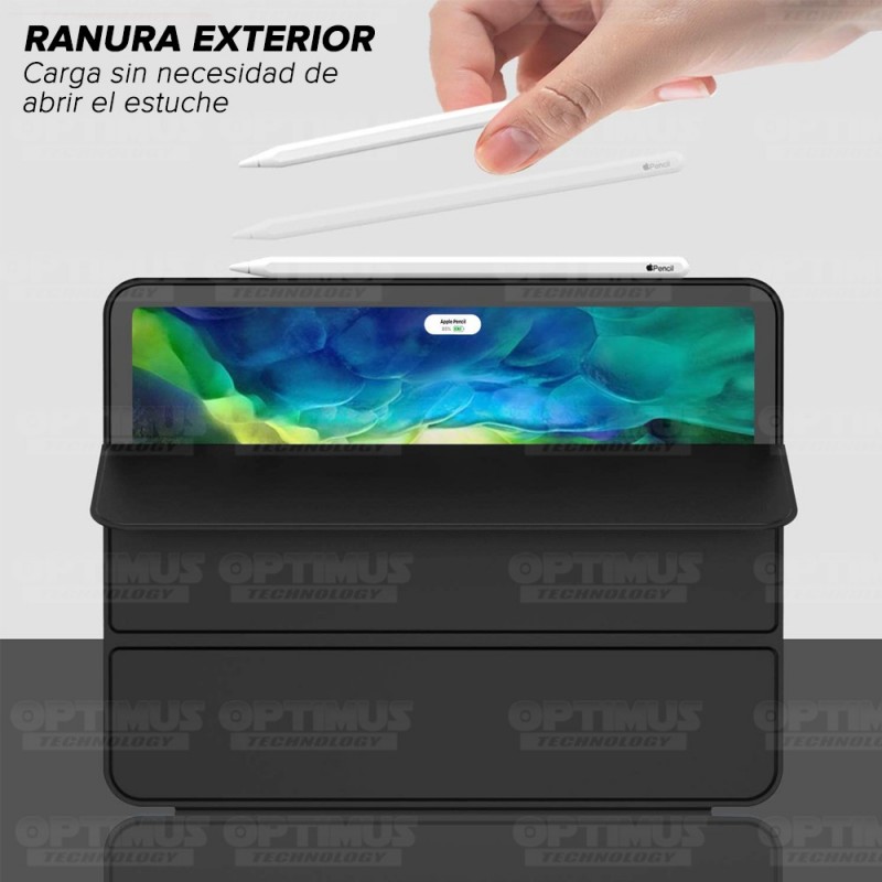 Kit Vidrio Cristal Templado Y Estuche Case Protector con portalápiz Tablet iPad Pro 12.9 2019 OPTIMUS TECHNOLOGY™ - 20