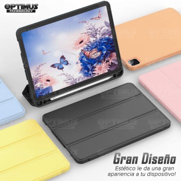 Kit Vidrio Cristal Templado Y Estuche Case Protector con portalápiz Tablet iPad Pro 12.9 2019 OPTIMUS TECHNOLOGY™ - 21