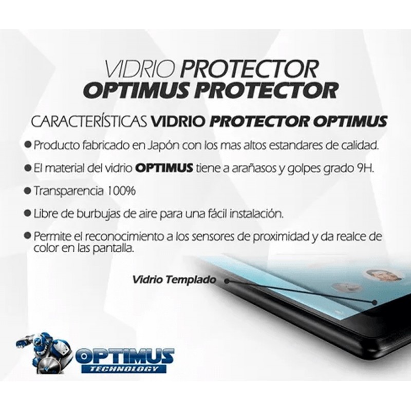 Vidrio Cristal Templado Tablet Lenovo Yoga Tab 3 8 Pulgadas 850f | OPTIMUS TECHNOLOGY™ | VTP-LNV-YG-TB3 |