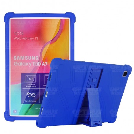 Estuche Case protector de goma Tablet Samsung Galaxy Tab A7 10.4 2020 T500 - T505 Anti golpes con soporte