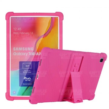 Estuche Case protector de goma Tablet Samsung Galaxy Tab A7 10.4 2020 T500 - T505 Anti golpes con soporte OPTIMUS TECHNOLOGY™ - 