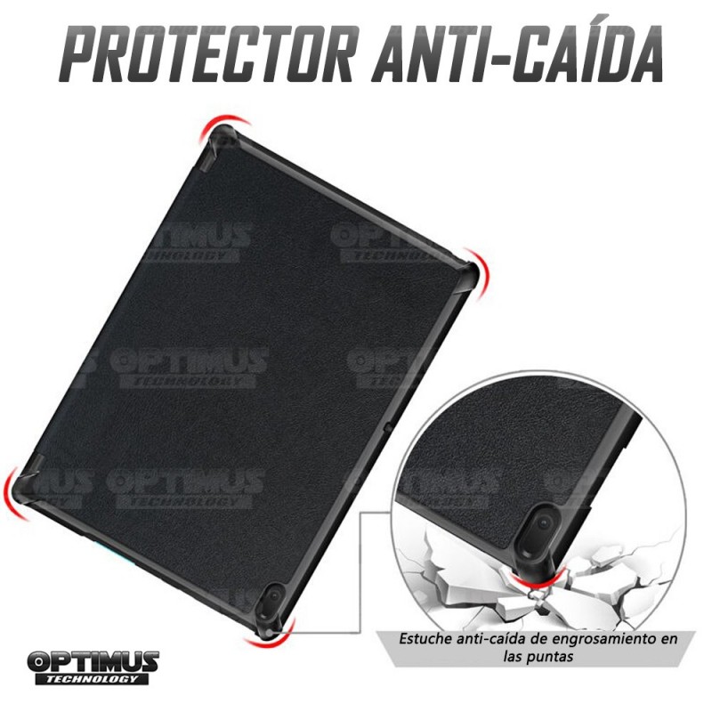 Kit Vidrio Cristal Templado Y Estuche Case Protector para Tablet Lenovo Tab E10 Tb-x104F OPTIMUS TECHNOLOGY™ - 14