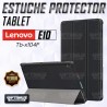 Kit Vidrio Cristal Templado Y Estuche Case Protector para Tablet Lenovo Tab E10 Tb-x104F OPTIMUS TECHNOLOGY™ - 3