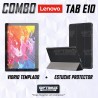 Kit Vidrio Cristal Templado Y Estuche Case Protector para Tablet Lenovo Tab E10 Tb-x104F OPTIMUS TECHNOLOGY™ - 2