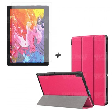 Kit Vidrio Cristal Templado Y Estuche Case Protector para Tablet Lenovo Tab E10 Tb-x104F OPTIMUS TECHNOLOGY™ - 6
