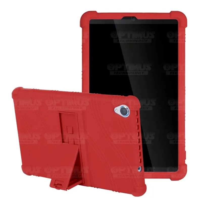 Estuche Case protector de goma Tablet Lenovo Tab M8 8505x / x8505f Anti golpes con soporte OPTIMUS TECHNOLOGY™ - 5
