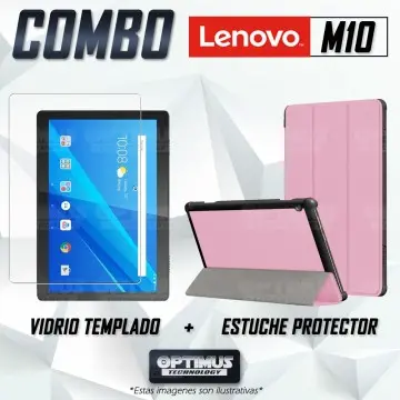 Kit Vidrio Cristal Templado Y Estuche Protector para Tablet Lenovo Tab M10 Tb-x505f OPTIMUS TECHNOLOGY™ - 17