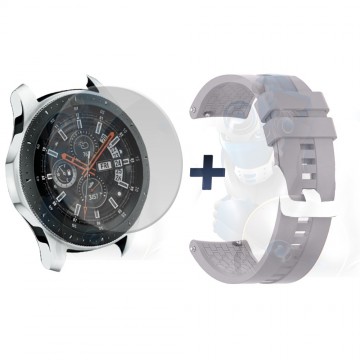 Vidrio Templado Y Correa Smartwatch Reloj Inteligente Samsung Galaxy Watch 46mm | OPTIMUS TECHNOLOGY™ | CRR-VTP-GX-WCH-46 |