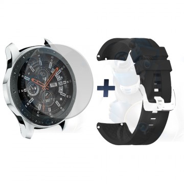 Vidrio Templado Y Correa Smartwatch Reloj Inteligente Samsung Galaxy Watch 46mm | OPTIMUS TECHNOLOGY™ | CRR-VTP-GX-WCH-46 |