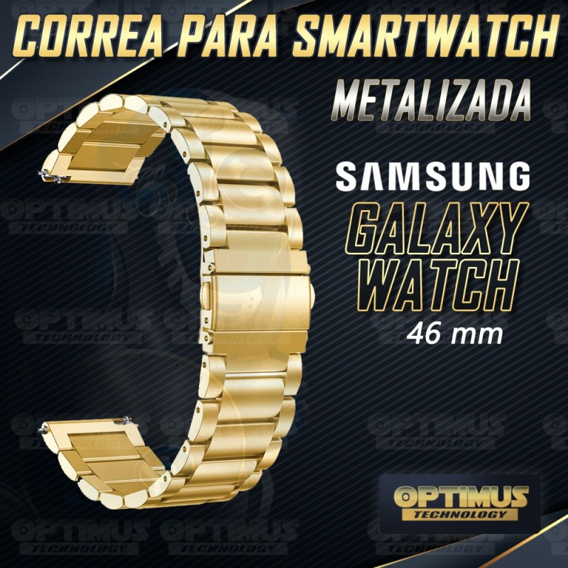Vidrio Templado Y Correa De Metal Smartwatch Reloj Inteligente Samsung Galaxy Watch 46mm OPTIMUS TECHNOLOGY™ - 3