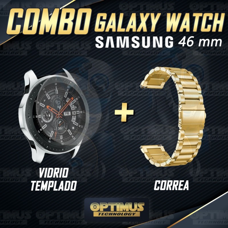 Vidrio Templado Y Correa De Metal Smartwatch Reloj Inteligente Samsung Galaxy Watch 46mm OPTIMUS TECHNOLOGY™ - 2