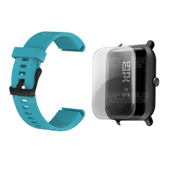 Kit Correa Pulso Y Buff Screen Para Reloj Xiaomi Amazfit Bip | OPTIMUS TECHNOLOGY™ | CRR-HP-BFF-XMI-AFB |