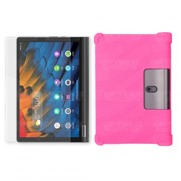 Combo Vidrio templado y Estuche Protector antigolpes Lenovo Yoga Smart Tab Yt-x 705f OPTIMUS TECHNOLOGY™ - 21