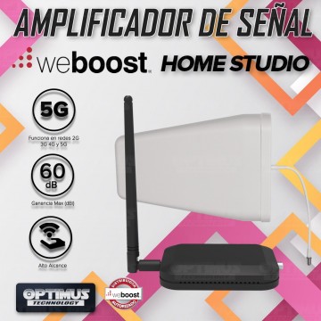 KIT Amplificador De Señal Celular Weboost Home Studio (530166) Repetidor Redes 4GLTE y 5G | WEBOOST COLOMBIA | 530166 |