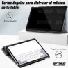 Kit Vidrio Cristal Templado Y Estuche Case Protector para Tablet Huawei Mediapad M5 Lite 10.1 OPTIMUS TECHNOLOGY™ - 20