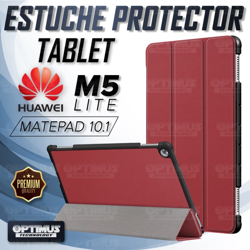 Kit Vidrio Cristal Templado Y Estuche Case Protector para Tablet Huawei Mediapad M5 Lite 10.1 OPTIMUS TECHNOLOGY™ - 7