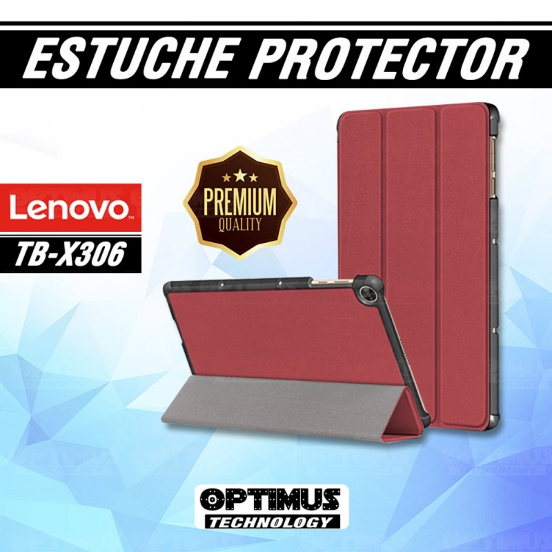 Kit Vidrio Cristal Templado Y Estuche Case Protector para Tablet Lenovo M10 HD TB-X306 OPTIMUS TECHNOLOGY™ - 7