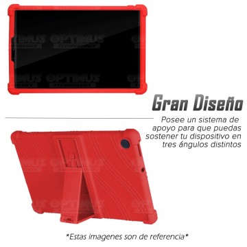 Kit Vidrio templado y Estuche Protector de goma antigolpes con soporte Tablet Lenovo M10 HD TB-X306 OPTIMUS TECHNOLOGY™ - 28
