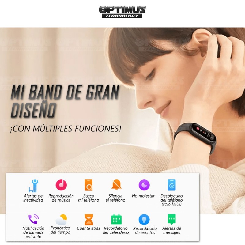 Reloj Inteligente Smartwatch Xiaomi Mi Band 6 Compatible Android IOS | XIAOMI COLOMBIA | SW-XMI-MB-6 |