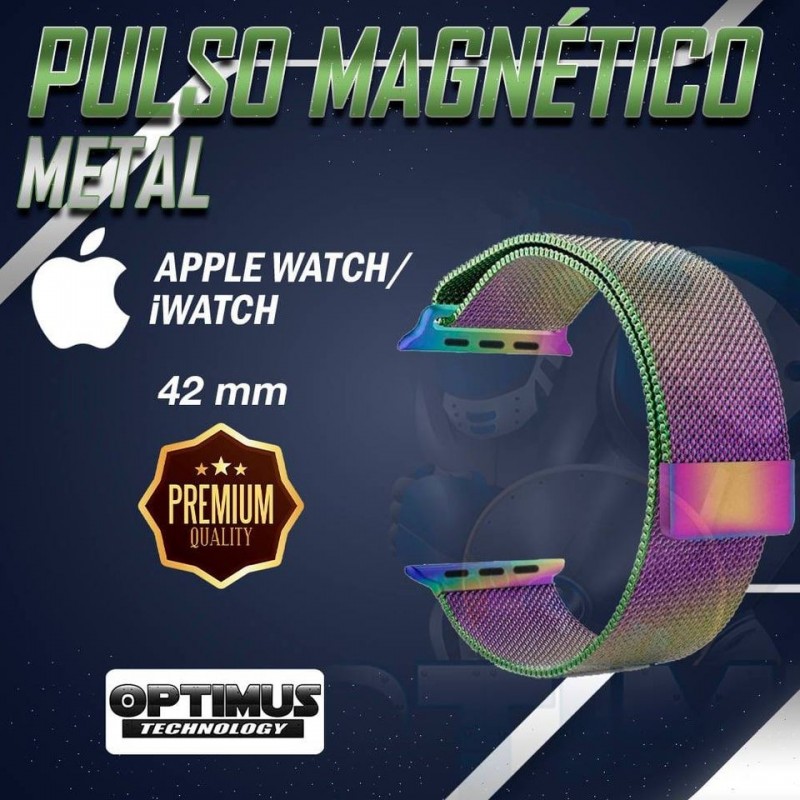 Correa Pulso Banda de Metal Magnética para reloj Smartwatch Apple Iwatch serie 1, 2, 3 (42mm) OPTIMUS TECHNOLOGY™ - 12