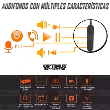 Audífonos Auriculares inalámbricos Vidvie BT 813 Bluetooth Con Micrófono Para Celular y Computador PC OPTIMUS TECHNOLOGY™ - 5
