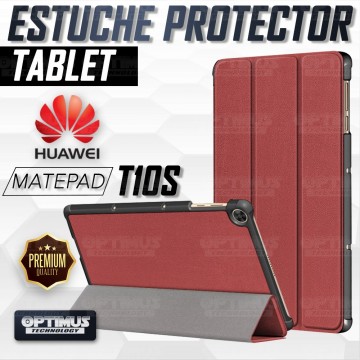 Kit Vidrio templado + Case Forro Protector + Teclado y Mouse Ratón Bluetooth para Tablet Huawei Matepad T10S OPTIMUS TECHNOLOGY™