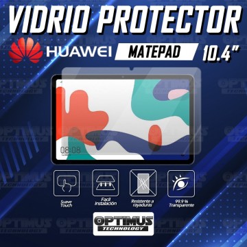 Kit Vidrio templado y Estuche Protector de goma antigolpes con soporte Tablet Huawei matepad 10.4 OPTIMUS TECHNOLOGY™ - 26