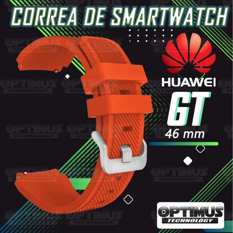 Correa Pulso Banda de Goma Rayada reloj Smartwatch Huawei Gt 46mm | OPTIMUS TECHNOLOGY™ | CRR-GMRY-HW-GT-46 |
