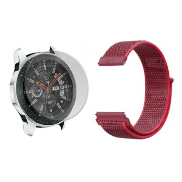 KIT Correa tipo velcro tela suave y Vidrio templado Reloj Smartwatch Samsung Galaxy Watch 46mm OPTIMUS TECHNOLOGY™ - 29