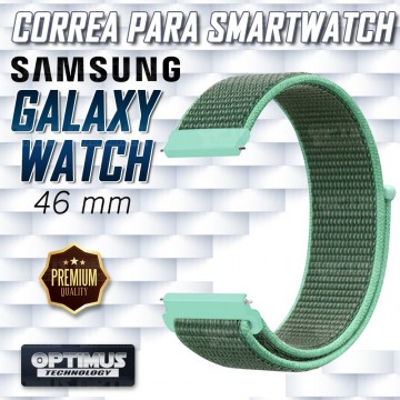 Banda tipo Velcro Tela suave para Reloj Smartwatch Samsung Galaxy Watch 46mm | OPTIMUS TECHNOLOGY™ | CRR-VLC-GW-46 |