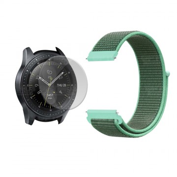 KIT Correa tipo velcro tela suave y Vidrio templado Reloj Smartwatch Samsung Galaxy Watch 42mm OPTIMUS TECHNOLOGY™ - 21