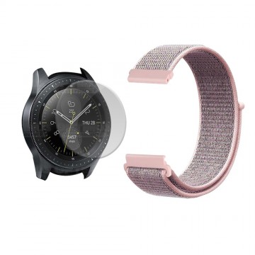 KIT Correa tipo velcro tela suave y Vidrio templado Reloj Smartwatch Samsung Galaxy Watch 42mm OPTIMUS TECHNOLOGY™ - 29
