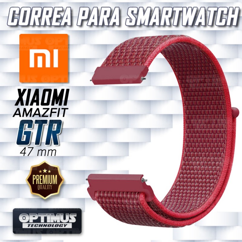 KIT Correa tipo velcro tela suave y Vidrio templado Reloj Smartwatch Xiaomi Amazfit Gtr OPTIMUS TECHNOLOGY™ - 35