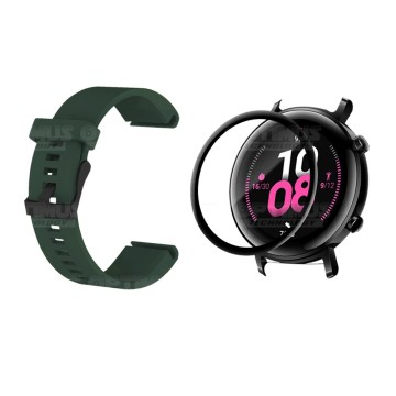 Kit Manilla Correa Y Vidrio Templado Cerámico Protector Para Reloj Huawei Gt2 42mm OPTIMUS TECHNOLOGY™ - 25