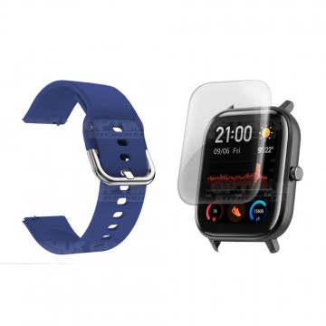 Kit Correa Pulso Y Buff Screen Para Reloj Inteligente Xiaomi Amazfit GTS | OPTIMUS TECHNOLOGY™ | CRR-BFF-XMI-AF-GTS |