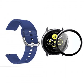 Kit Pulso Correa Y Vidrio Templado Nanoglass Protector Para Reloj Samsung Galaxy Active 2 44mm OPTIMUS TECHNOLOGY™ - 22