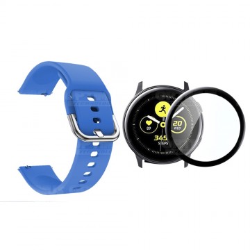 Kit Pulso Correa Y Vidrio Templado Nanoglass Protector Para Reloj Samsung Galaxy Active 2 44mm OPTIMUS TECHNOLOGY™ - 26