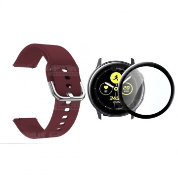 Kit Pulso Correa Y Vidrio Templado Nanoglass Protector Para Reloj Samsung Galaxy Active 2 44mm OPTIMUS TECHNOLOGY™ - 34
