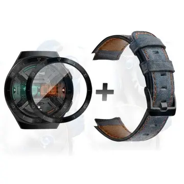 Vidrio Templado Cerámico Y Correa de cuero Smartwatch Reloj Inteligente Huawei Gt2E | OPTIMUS TECHNOLOGY™ | CRRC-VTP-HW-GT2E |