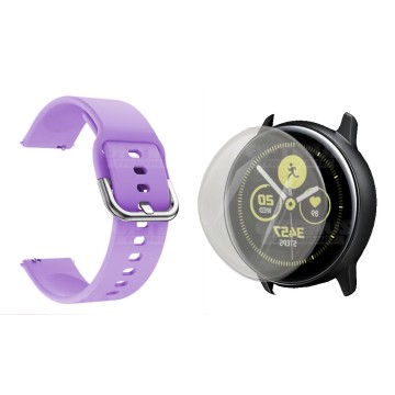 Kit Correa Pulso Y Buff Screen Para Reloj Samsung Galaxy Active 40mm | OPTIMUS TECHNOLOGY™ | CRR-BFF-SS-GWA20 |