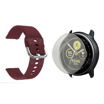 Kit Correa Pulso Y Buff Screen Para Reloj Samsung Galaxy Active 40mm | OPTIMUS TECHNOLOGY™ | CRR-BFF-SS-GWA20 |