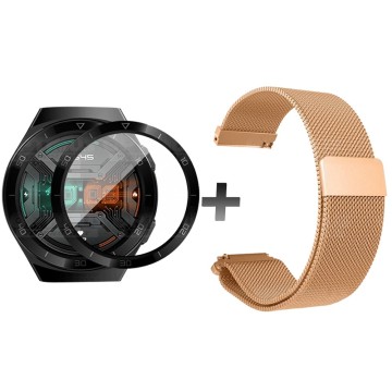 Vidrio Templado Cerámico Y Correa Magnética de Acero Inoxidable Smartwatch Reloj Inteligente Huawei Gt2E OPTIMUS TECHNOLOGY™ - 4